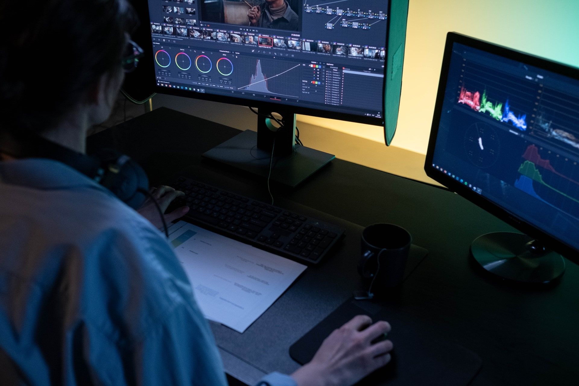 Post-production planning for media units
