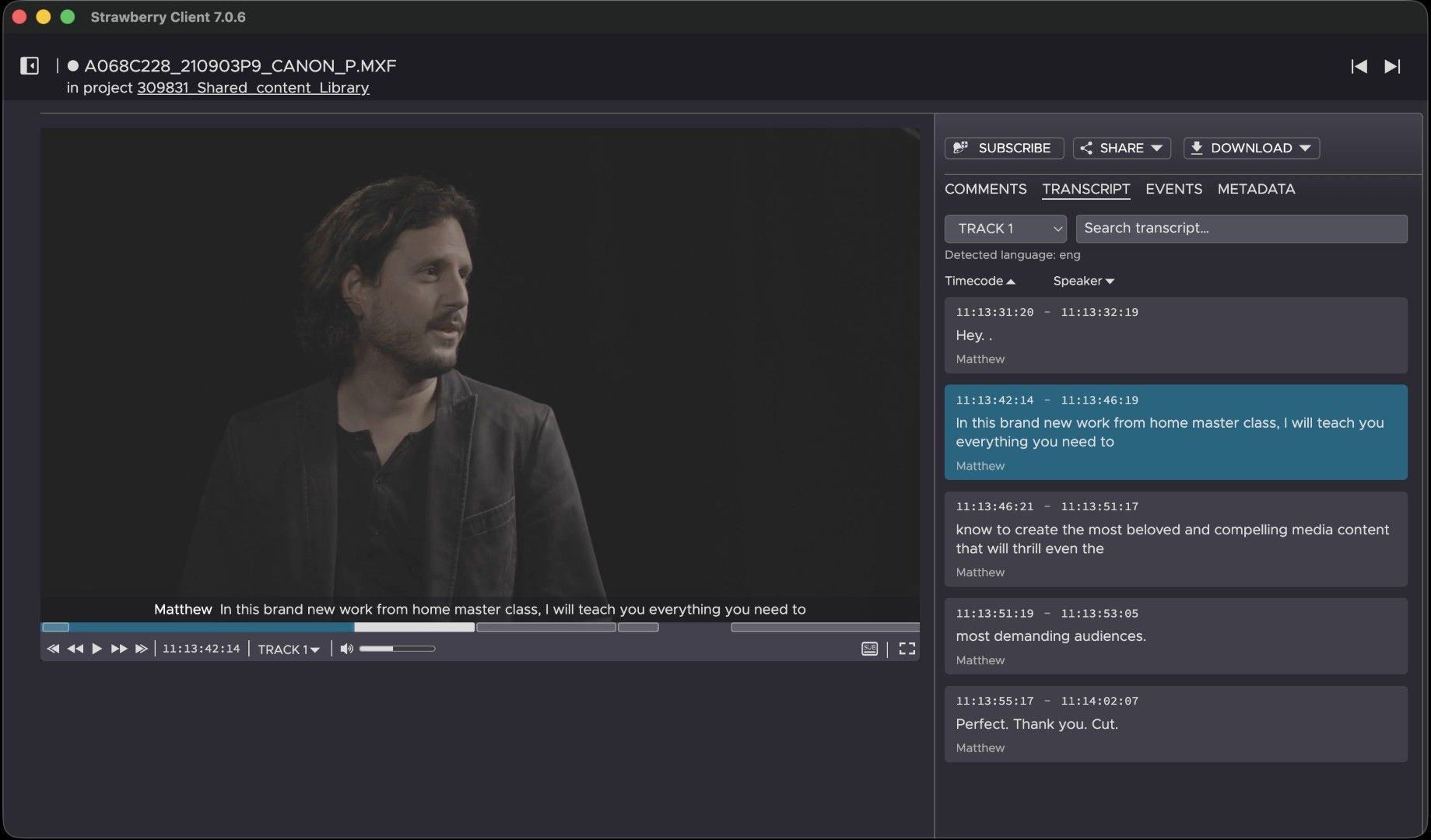 Projective Strawberry 7 integriert sich mit freispace