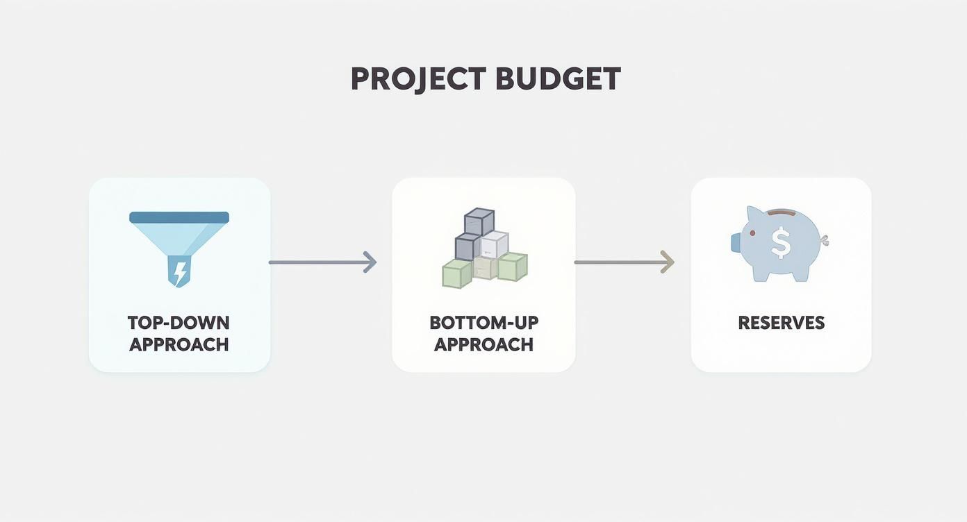 Infographic about financial management in project management