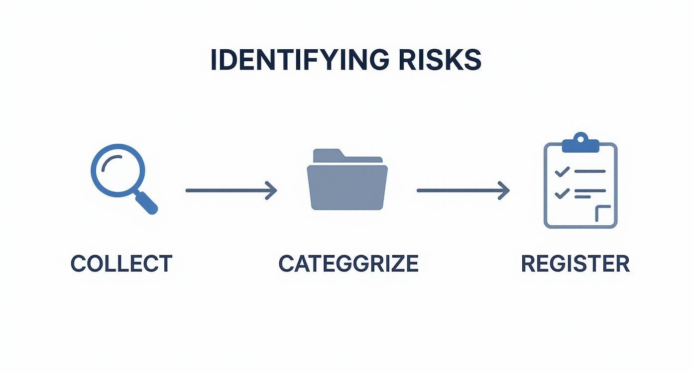 Infographic about manage risk in project