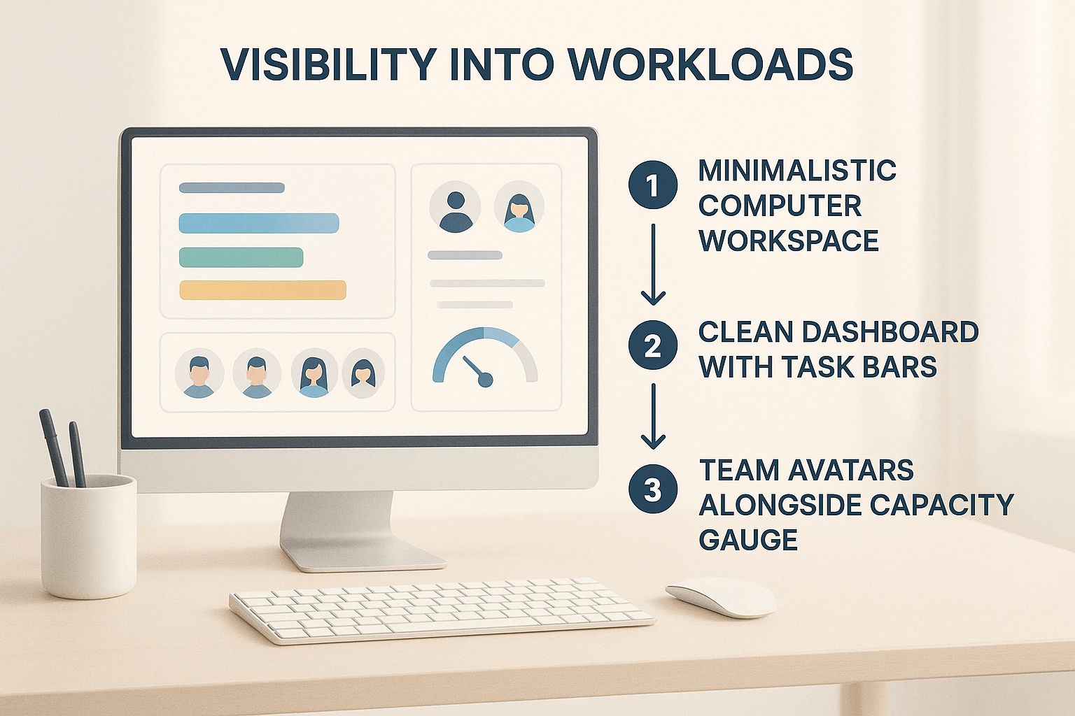 Infographic about managing team workload