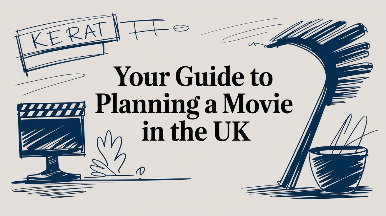 Discover how to master planning a movie in the UK. This guide covers budgeting, scheduling, and distribution with actionable tips for filmmakers.