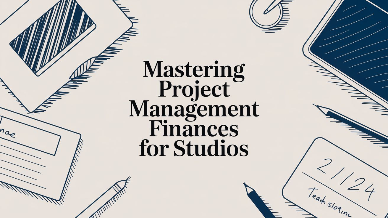 Unlock studio profitability with our guide to project management finances. Learn budgeting, cost tracking, and forecasting for creative projects.