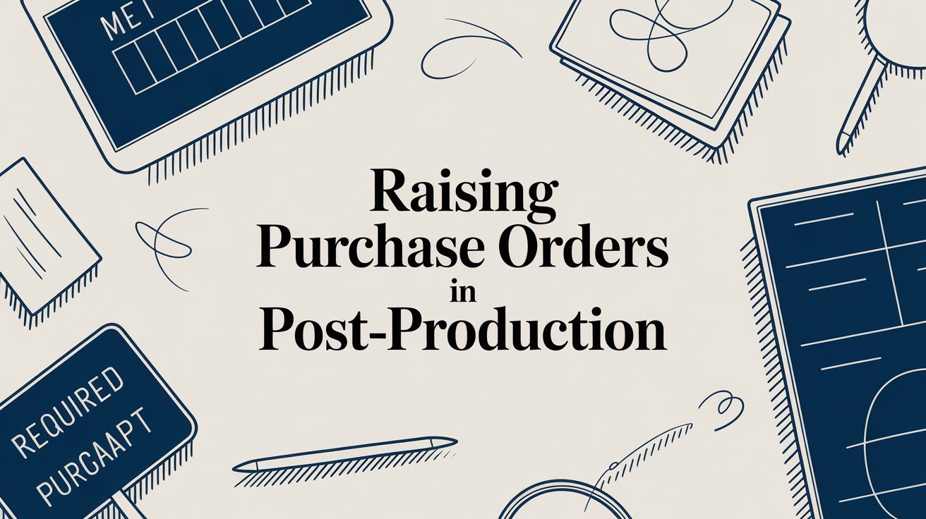A practical guide to raising purchase orders in post-production. Learn how to build efficient workflows, avoid common pitfalls, and master procurement.
