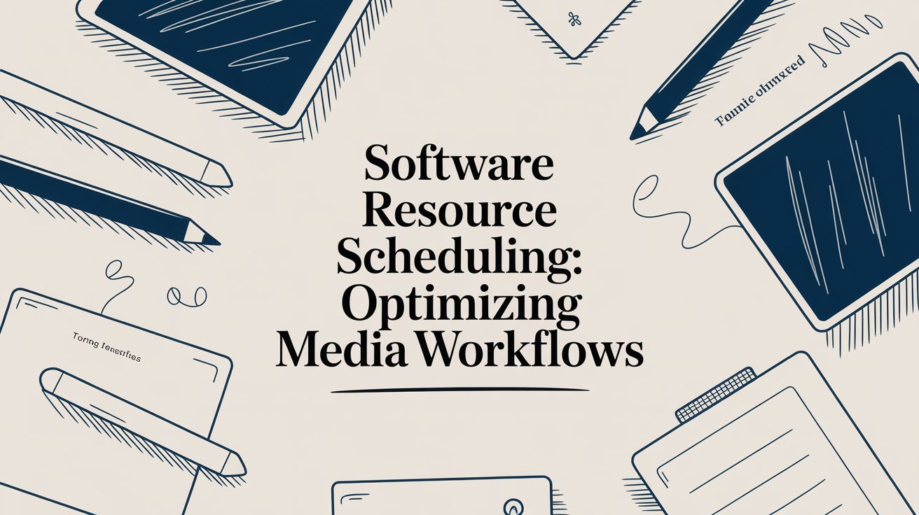 Discover software resource scheduling to streamline media workflows, boost efficiency, and maximize resource utilization.