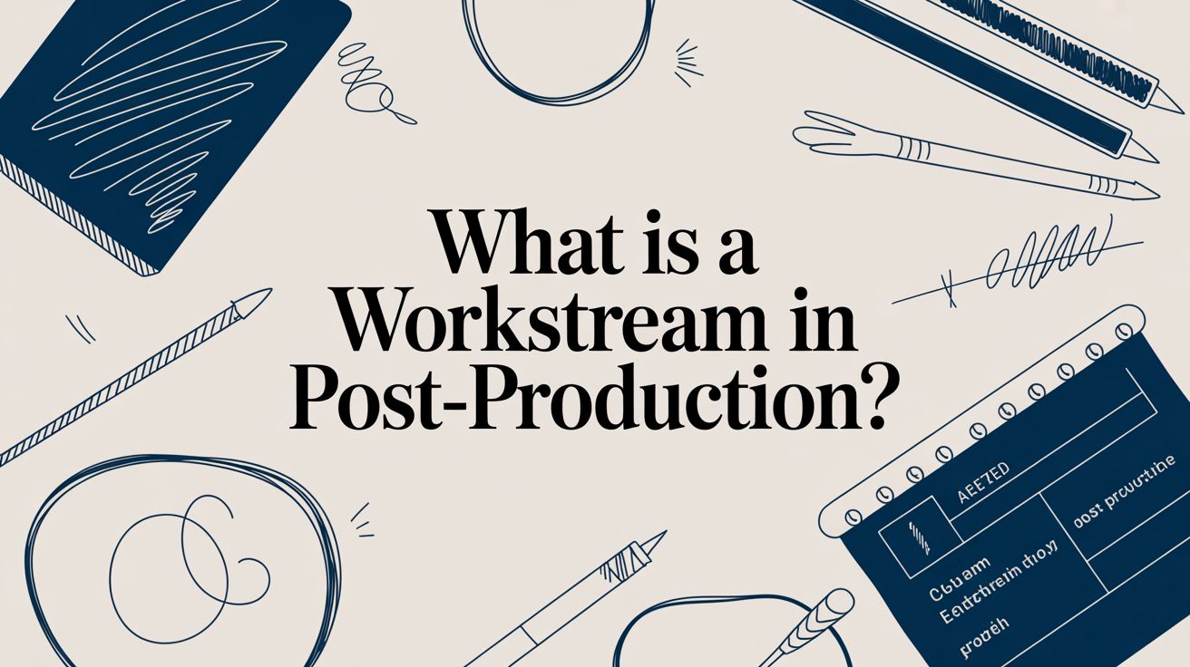 What is a workstream? Discover how post-production workstreams streamline projects, boost studio efficiency, and differ from workflows and pipelines.