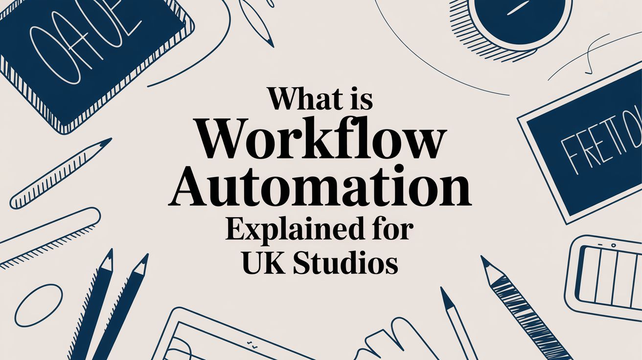 Discover what is workflow automation and how it helps UK studios save time, cut costs, and scale creative operations with practical, real-world examples.