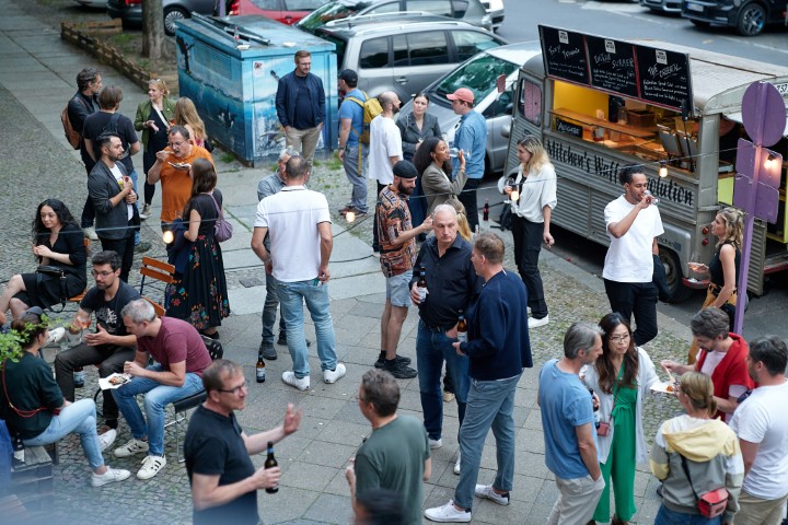 Postproduktions-Feier in Berlin